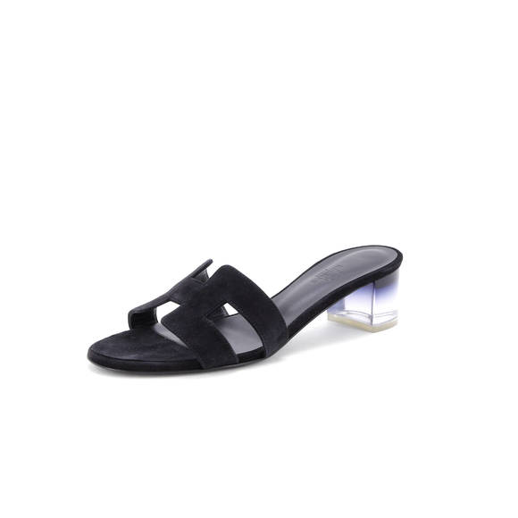 Hermes Women's Oasis Sandals Suede - Picture 1 of 6